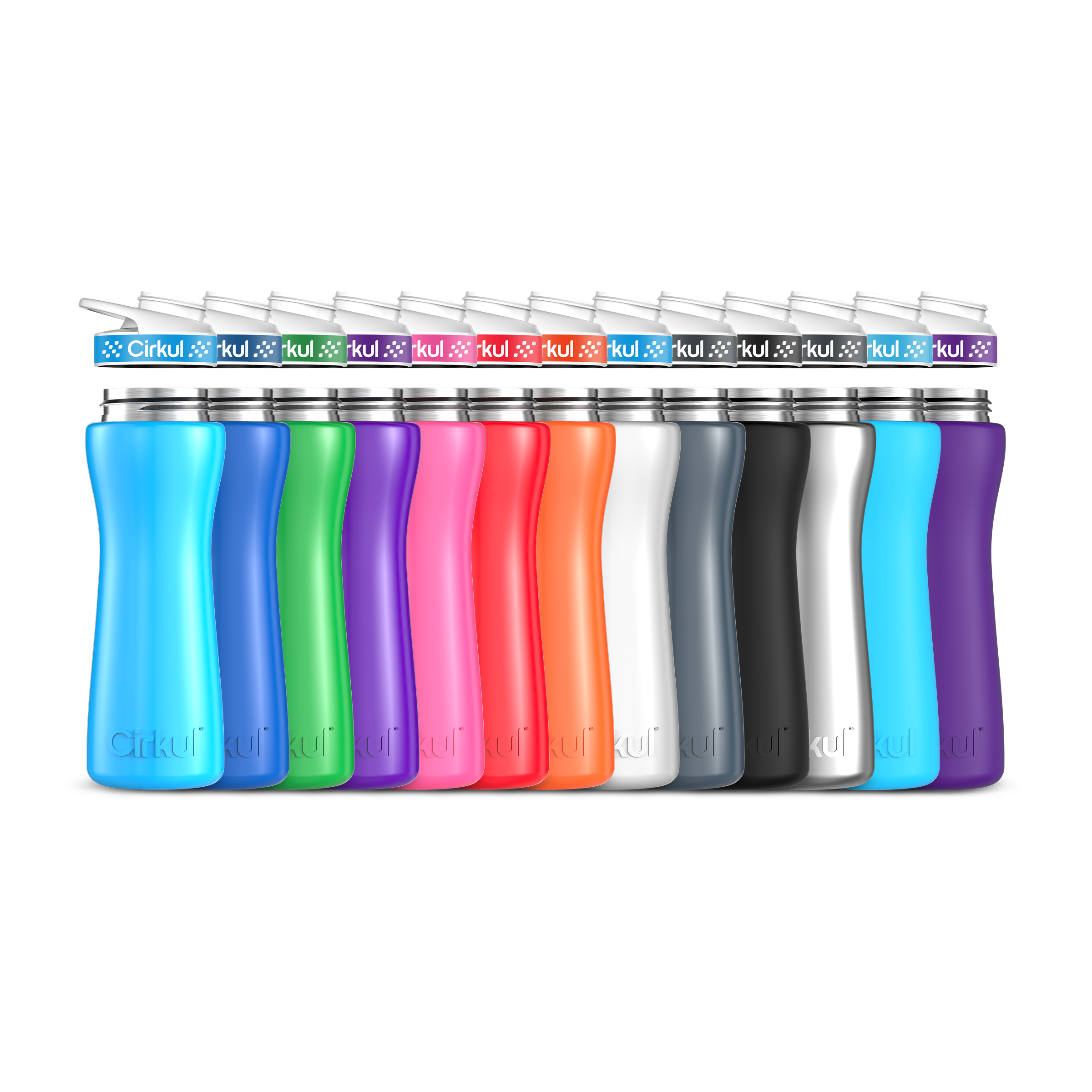22Oz. Stainless Steel Bottle & Comfort Grip Lid