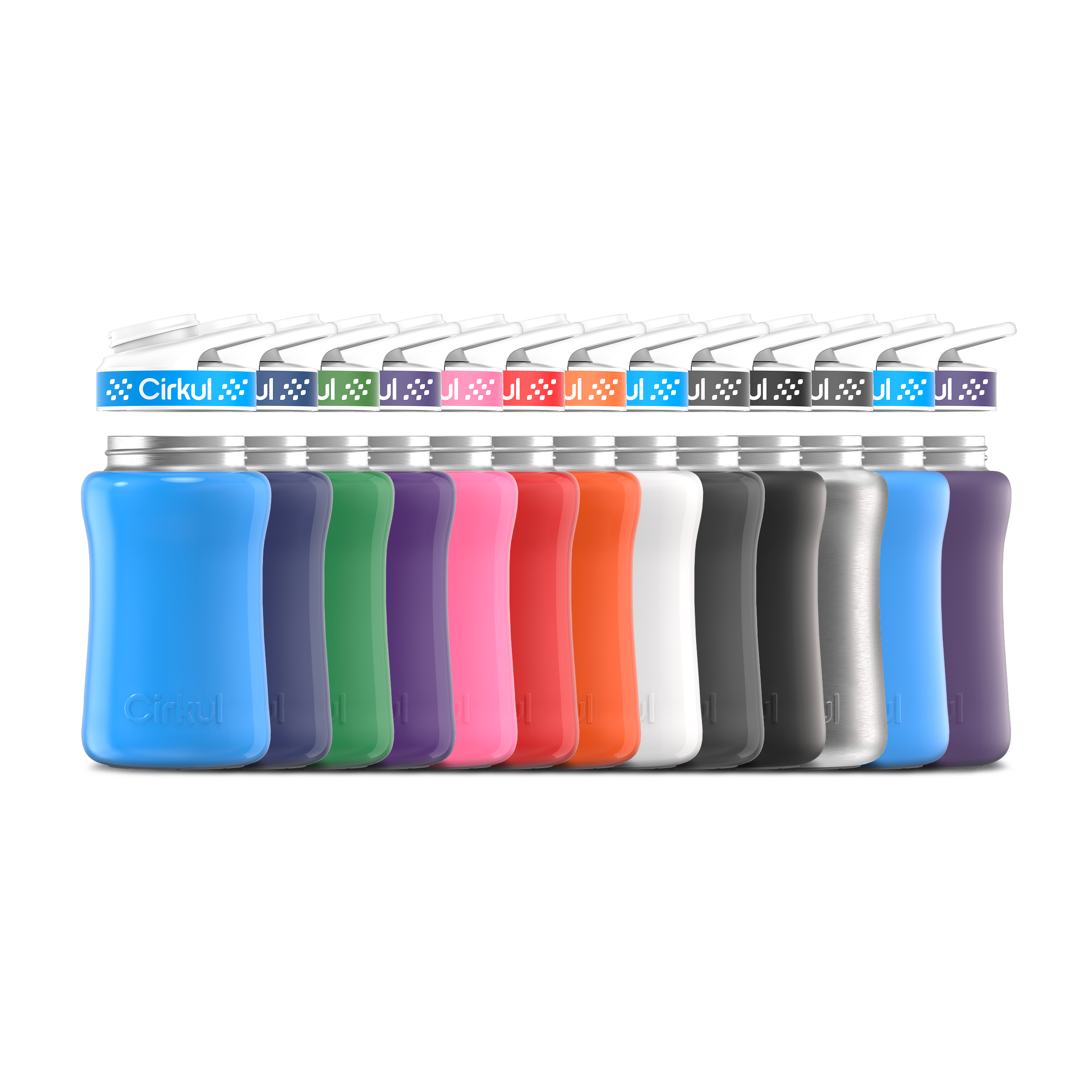 12Oz. Stainless Steel Bottle & Comfort Grip Lid
