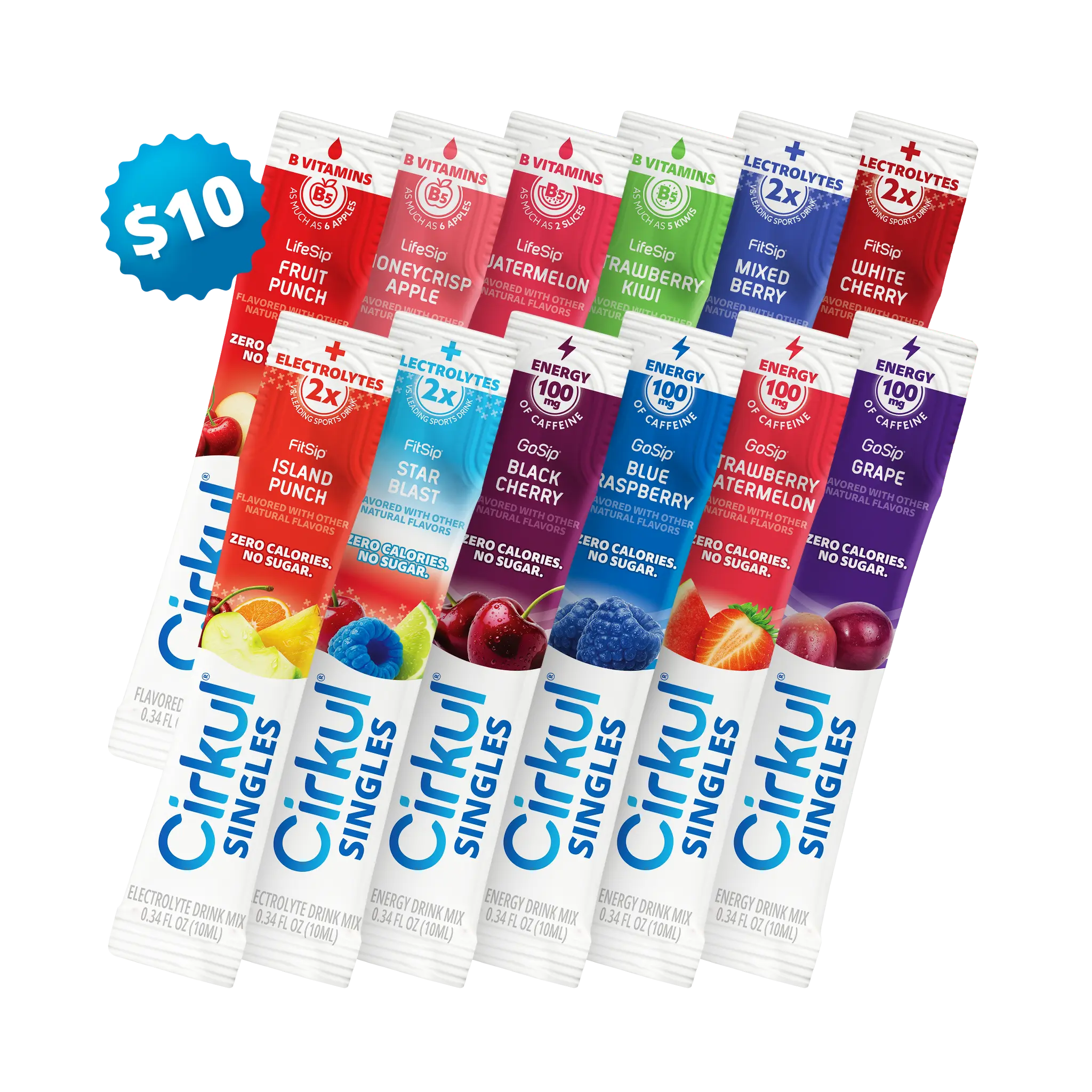 12-Pack Cirkul Singles Variety Bundle
