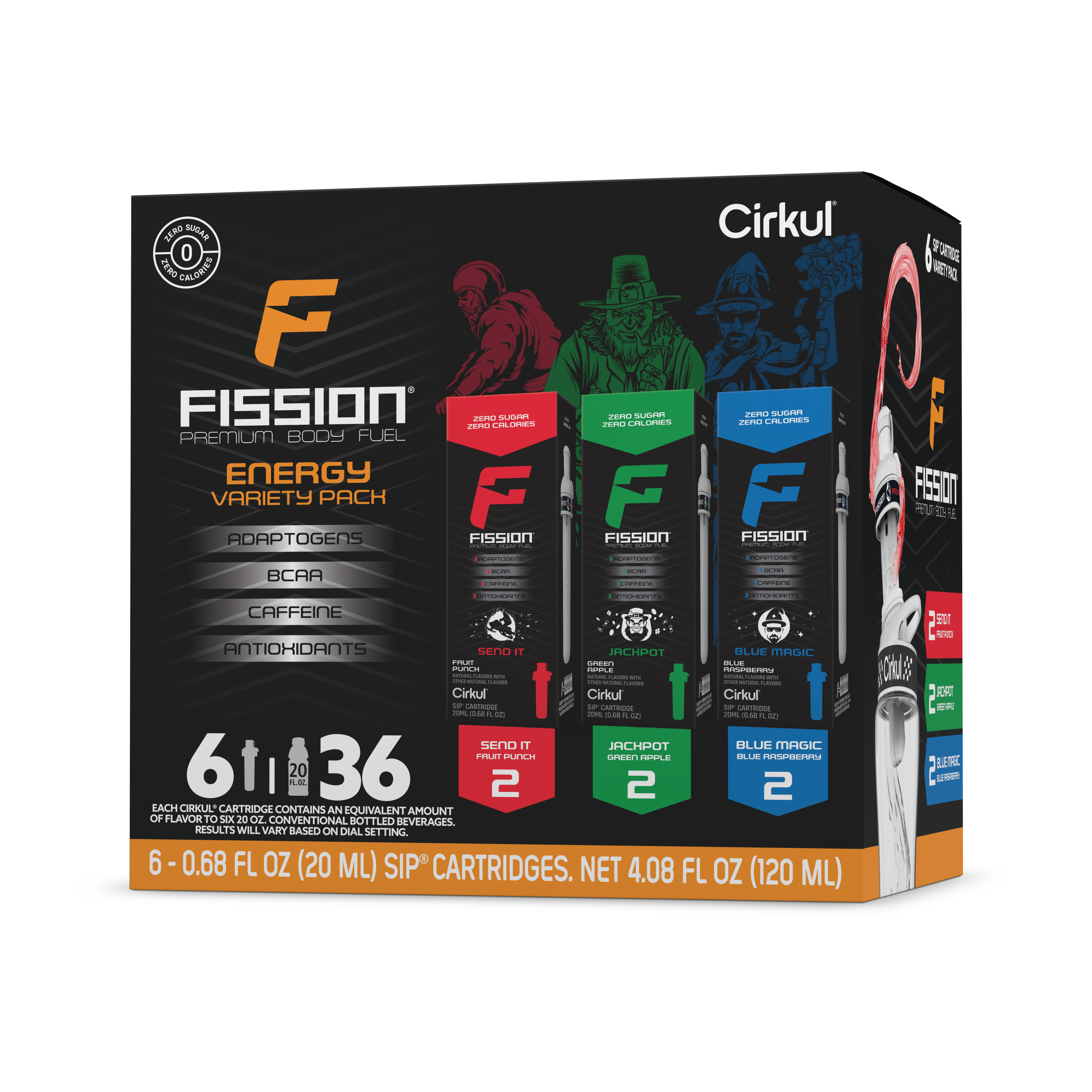Fission 6-Pack Variety Pack