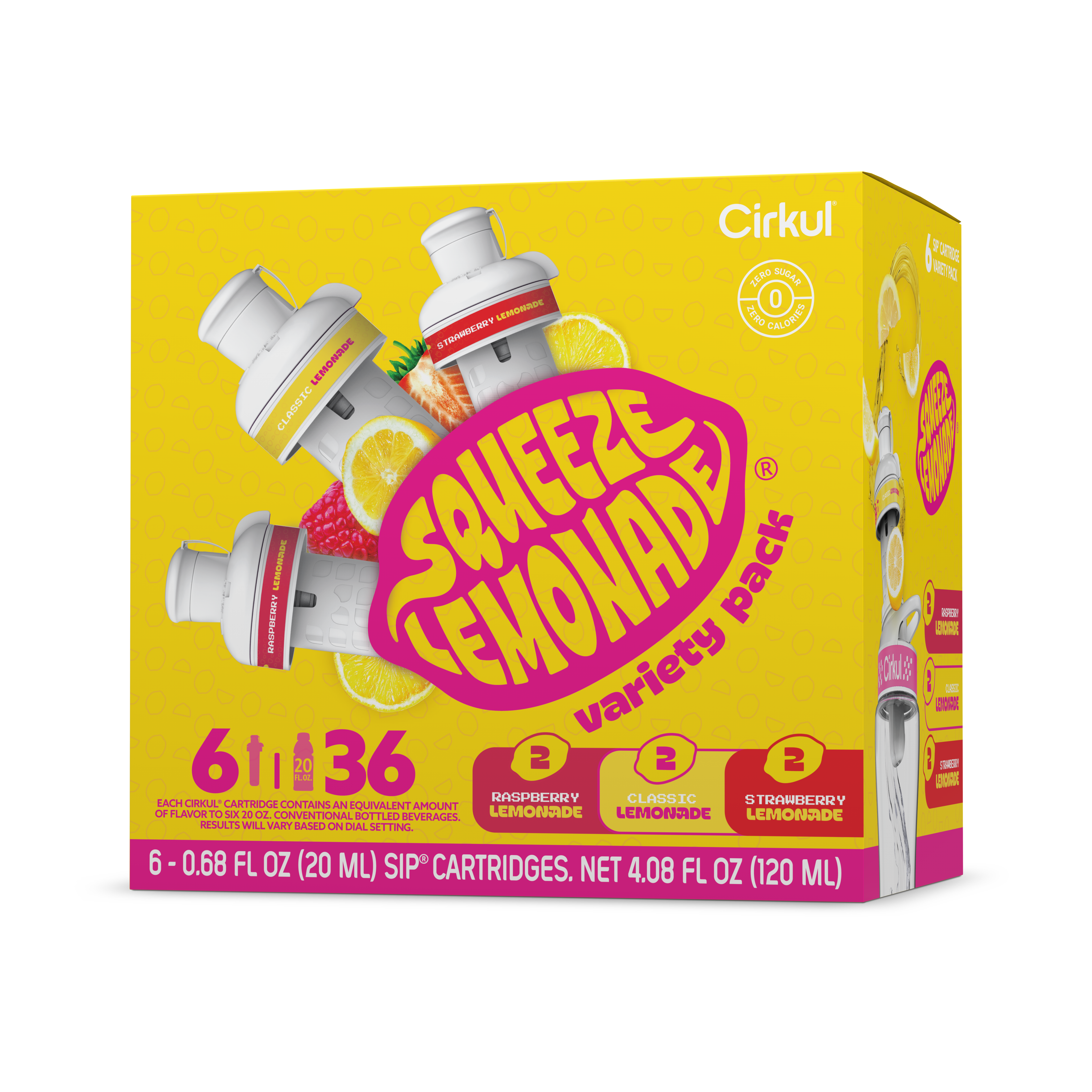 Squeeze Lemonade 6-Pack Variety Pack